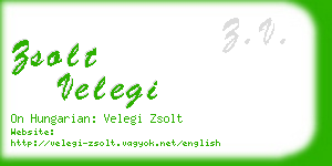 zsolt velegi business card